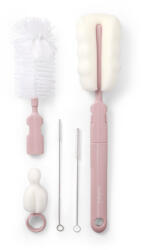 BabyOno üveg- és cumimosó kefe szett púderrózsaszín 735/05 - vital24