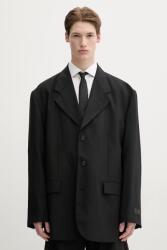 MM6 Maison Margiela gyapjú kabát - fekete M