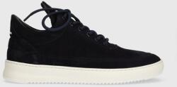 Filling Pieces velúr sportcipő Low Top Suede Organic - sötétkék Férfi 40