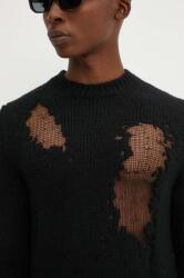 Diesel gyapjú pulóver K-NORMAN - fekete S