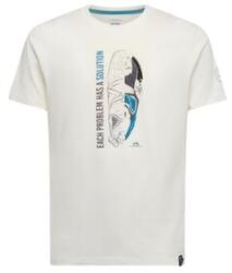 La Sportiva SOLUTION T-SHIRT Tricou cu mânecă scurtă Chalk/Lake S