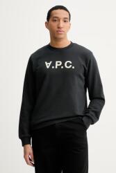 APC A. P. C. pamut melegítőfelső SWEAT STANDARD GRAND VPC - fekete M
