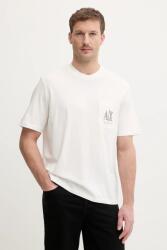 Giorgio Armani férfi pamut póló - bézs S - answear - 21 990 Ft
