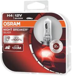 OSRAM Izzó Osram 12v 60/55 H4+100% Night Breaker Silver