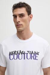 Versace Jeans Couture pamut póló - fehér L - answear - 25 990 Ft