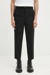 Visvim szoknya gyapjúkeverékből PASTORAL HW SLACKS - fekete M