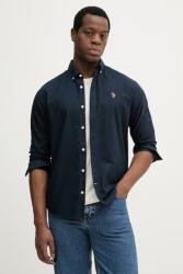 U. S. Polo Assn U. S. Polo Assn. férfi pamut ing PEACHED OXFORD LS - sötétkék XL