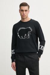 Iceberg pamut pulóver - fekete L - answear - 149 990 Ft