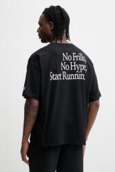 ASICS t-shirt RUNNER MESSAGE - fekete M