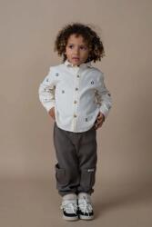 Donsje gyerek ing pamutból Chee Shirt - fehér 128