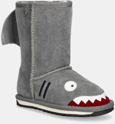 Emu Australia gyerek hócipő velúrból Shark - szürke 24