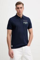 Lacoste pamut póló - sötétkék S - answear - 31 990 Ft