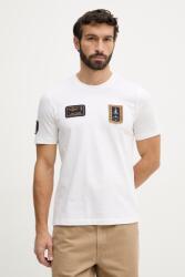 Aeronautica Militare pamut póló - bézs XL - answear - 29 990 Ft
