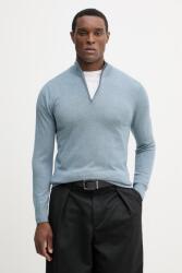 Hackett pulóver selyemkeverékből - kék XL - answear - 67 990 Ft