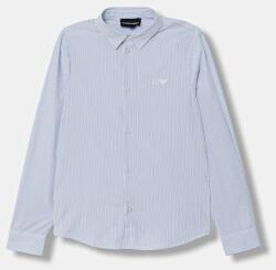 Emporio Armani gyerek ing pamutból - kék 154