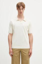 Norse Projects vászonpóló Leif Cotton Linen Polo - bézs L