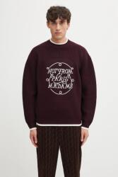 Drôle de Monsieur gyapjú pulóver La Maille Slogan - lila M