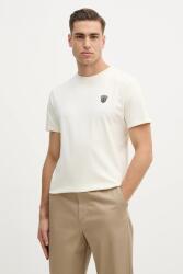 Hackett London pamut póló - bézs M - answear - 16 990 Ft