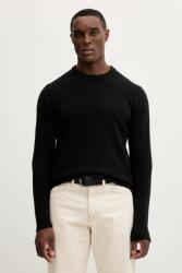 Lindbergh pulóver gyapjúkeverékből - fekete L