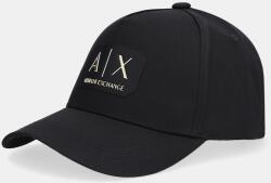 Armani Exchange pamut baseball sapka - fekete Univerzális méret - answear - 24 490 Ft