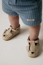 Donsje csecsemő bőrcipő Spark Special Shoes Golden Retriever - bézs 15/16