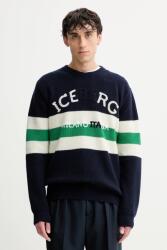 Iceberg gyapjú pulóver - sötétkék M