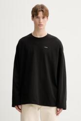 G-Star RAW pamut hosszúujjú Heavy jersey oversized - fekete XL