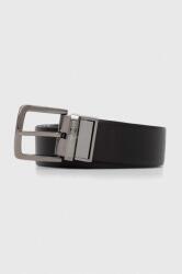 Emporio Armani kétoldalas férfi öv - fekete Univerzális méret