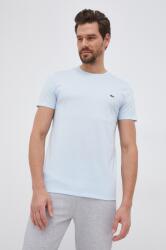 Lacoste férfi pamut póló - kék S - answear - 22 990 Ft