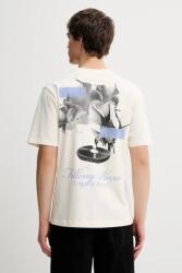 Filling Pieces pamut póló Grammophone - bézs M