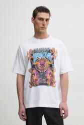 Versace Jeans Couture pamut póló - fehér M - answear - 39 490 Ft