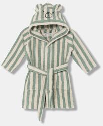 Liewood gyerek pamut fürdőköpeny Lily Bathrobe - zöld 98-104