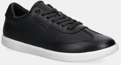 Calvin Klein bőr sportcipő LOW TOP LACE UP TMBL LTH - fekete Férfi 40