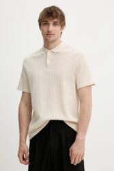 Samsoe Samsoe pamut póló SAJASE - bézs L