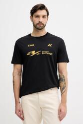 Giorgio Armani pamut póló - fekete M - answear - 15 390 Ft