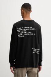 G-Star RAW pamut hosszúujjú - fekete M - answear - 15 990 Ft