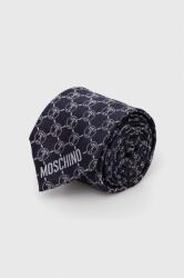 Moschino selyen nyakkendő - sötétkék Univerzális méret