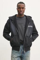 Purple Brand pamut melegítőfelső HWT FLEECE ZIP FRONT HOODY - szürke M - answear - 65 990 Ft