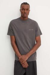 Samsoe Samsoe pamut póló Norsbro - szürke S