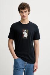 PS Paul Smith pamut póló - sötétkék XL - answear - 37 990 Ft