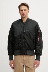 Alpha Industries bomber dzseki MA-1 Distressed - fekete M
