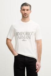 Giorgio Armani pamut póló - bézs XL - answear - 32 990 Ft