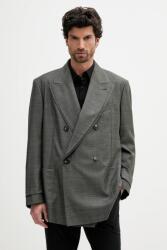 Emporio Armani gyapjú kabát - szürke 50