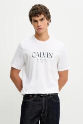 Calvin Klein pamut póló - fehér L - answear - 20 990 Ft
