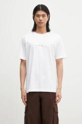 Norse Projects pamut póló Johannes Organic Code Print T-shirt - fehér M