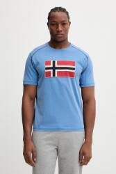 Napapijri pamut póló REFLECT - kék S