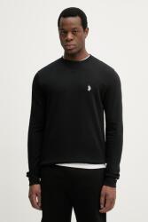 U. S. Polo Assn U. S. Polo Assn. felső DHM LB CREW - fekete M