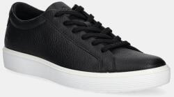 Ecco bőr sportcipő Soft 60 Lace - fekete Férfi 45