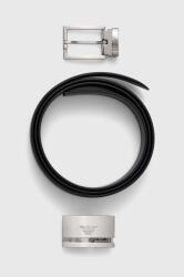 Emporio Armani bőr öv - fekete Univerzális méret