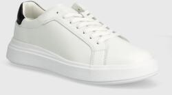 Calvin Klein bőr sportcipő LOW TOP LACE UP LTH - fehér Férfi 40 - answear - 33 990 Ft